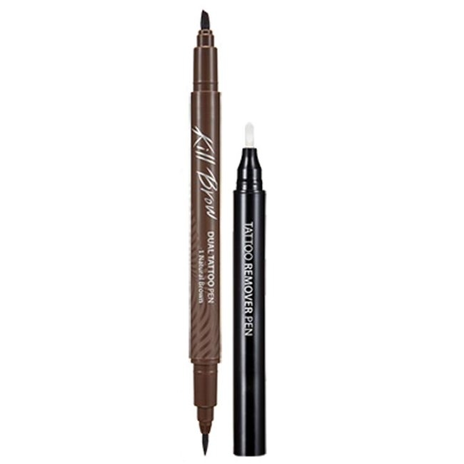 Kill Brow Dual Tattoo Pen Set 01 Natural Brown (-)